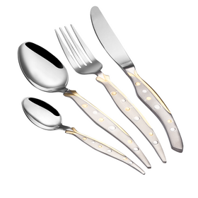 Manufacturer OEM Luxury Silverware Flatware High Quality Tableware Fork and Spoon Knife Stainless Steel Cutlery Set