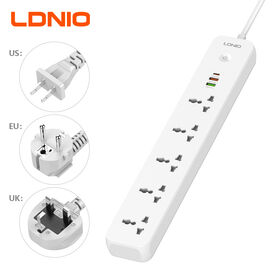 Ldnio Sc5319 Hot Selling All-Powerful Expansion Socket 5 Way Multi Ports Fast Charger Electrical Power Extension Socket Strip