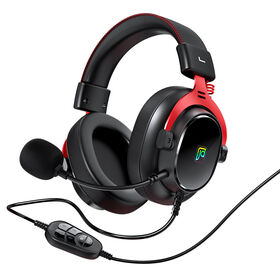JINDUN M31 Black and Red Color Corporate Bulk Headphones for Office