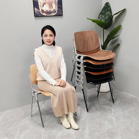 Customized High Quality Student Folding Wooden Chair with Leisure Office Meeting Student Training Chair