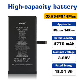 GXHS OEM Support Premium Pure Cobalt Cell high-capacity Aftermarket battery for iPhone 14 Plus ideal for Repair Shops Wholesalers