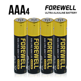 Batería Alcalina Premium LR03 AAA, AM4 1.5V de Larga Duración para termómetro, tensiómetro. Menos preocupaciones.