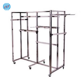 Estantería Metálica para Tienda de Ropa, Exhibidor de Prendas de Vestir, Soporte Personalizado para Tienda de Ropa al por Menor, Estante de Exhibición de Metal