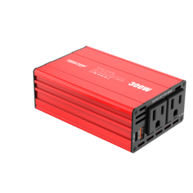 Envío Rápido de Fábrica Mini Inversor de Corriente para Coche 600W Potencia Pico 12V a 110V Inversor de Onda Senoidal Pura 300W