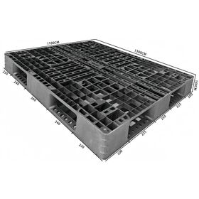 Suministro directo de fábrica Contenedores de paletas de plástico 1300mm*1100mm*140mm Cajas de paletas de plástico