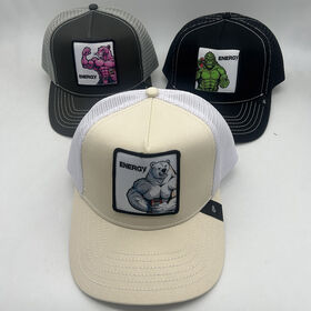 High Quality Customized Summer Snapback Trucker Mesh Cap Flat Hat Outdoor Sport Hat Trucker Cap with Woven Badge