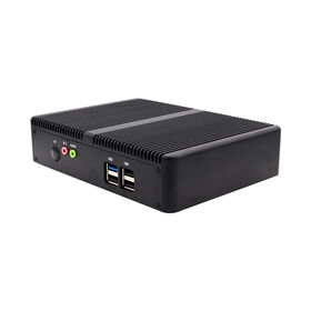 Limited-time Promotion In-tel Celeron J1900 Fanless Mini PCs HD VGA Dual Display 2* RJ45 Giga LAN 4*USB AC WIFI Mini Computer PC