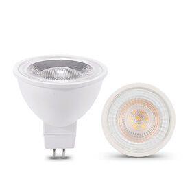 Ampoule LED MR16 5W Lumière Blanche Culot Bi-Pin Éclairage Spot pour Intérieur/Extérieur Paysage Rail d'Éclairage - Non Dimmable AC/DC 12V