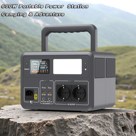 600W LiFePO4 Tragbare Powerstation mit 150W MPPT-Ladung & Unterbrechungsfreier Stromversorgung (USV) für CPAP-Reisen - B2B Energielösung
