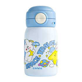 Botella de Agua de Acero Inoxidable al por Mayor 550ml 18oz Acero Inoxidable 316 Botellas de Agua para Niños 2 en 1 Vaso Aislado para la Escuela de Niños