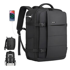 Mochila para portátil de 17.3 pulgadas, gran capacidad, bolsa de viaje comprimible, mochila de vacío para negocios
