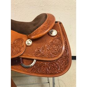 Selle de cheval de course Western en cuir avec ensemble livraison Selle de cheval de course Western en cuir avec ensemble livraison