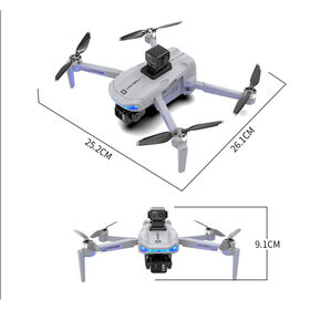 JJRC Drei-Achsen-Gimbal Brushless Drohne mit Bildschirm, GPS, optische Flusspositionierung, Rückkehr, 8K High-Definition Luftbildfotografie, Fernbedienung