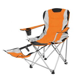 Chaises de camping pliantes d'extérieur en gros avec repose-pieds