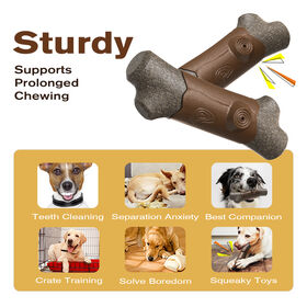Durable Sound-Emitting Chew Stick | Tree Branch-Shaped Dog Toy | Wholesale from Manufacturer
