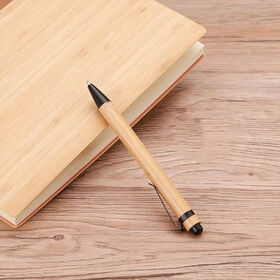 Conjunto de Presente Corporativo com Porta-Cartão e Chaveiro, Garrafa de Bambu com Logotipo Personalizado, Caneta de Bambu, Caderno, Conjunto de Chaveiro e Caneta