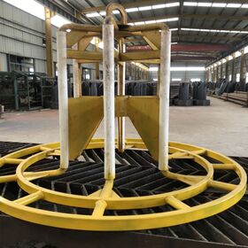 YELLOW ROUND BASE STEEL WIRE CARRIER