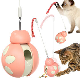 Tumbler Balance Car Beetle Cat Toy | Interactive Rolling Puzzle | Wholesale from Pet Supplies Manufacturer