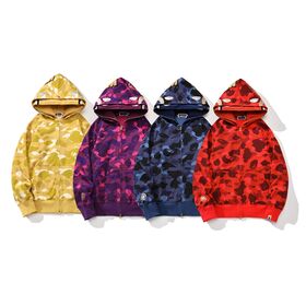 Comfort High Quality Hoodie Pullover Fleece Printed Washed New Shark Series for Spring Hoodie