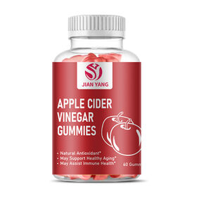 Vinagre de Sidra de Manzana OEM Extracto de Planta Natural Quema Grasa Productos para Adelgazar Gomitas Suplemento Detox