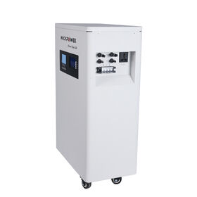 Pabrik ODM Off-grid 51.2v 300ah 15kWh Lithium LiFePO4 Baterai 48V Baterai Penyimpanan Solar Rumah dengan Pemutus DC & Koneksi