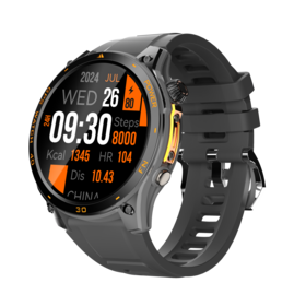 Jam Tangan Pintar GPS 2025 LG116 Kompas Ketinggian Layar Amoled 1.43" 5ATM Tahan Air Pria Olahraga Kebugaran 450mAh Jam Tangan Pintar