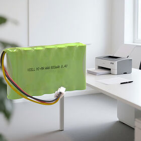 NIMH Battery 8.4V AAA 800mAh 7S1P Rechargeable Battery Pack For Mobile Printer Alarm System Exit Sign Emergency Light