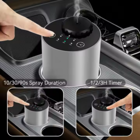 Mini Difusor Portátil Sin Agua Aceites de Perfume Concentrados Difusor de Coche Máquina de Aroma de Aceite Esencial Difusor de Aroma Eléctrico para Coche