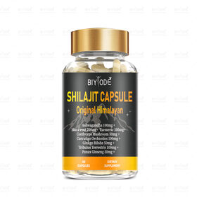 Bio Gold Shilajit Reines Shilajit Kapseln Flasche