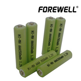 Pilhas Recarregáveis AAA Ni-MH de Alta Capacidade 1.2V, Pré-carregadas para Jardinagem e Paisagismo Exterior - Recicle para um Amanhã Melhor