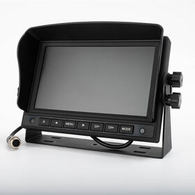 Wholesale OEM 7-inch TFT LCD 9-45v 1080p rearview standalone bus monitor with sun visor for truck/van