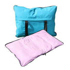 Coussin Pliable d'Extérieur pour Animaux de Compagnie, Lit pour Chien Facile à Ranger, Tapis Amovible, Adapté aux Quatre Saisons, Fournitures pour Animaux Personnalisables en Gros