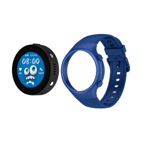Lagenio Montre Téléphone 4G Ronde pour Enfants avec Vidéo, Montre Intelligente et Suivi GPS