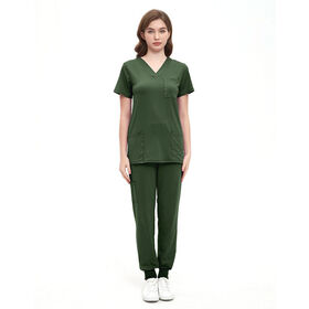 Uniformes Industriales Higiénicos Unisex 160 GSM, Conjuntos de Pijama Quirúrgico Personalizables para Ropa de Seguridad Hospitalaria