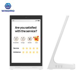 15.6 Inch L Shape Android Advertising Player LCD Digital Signage With Wifi CMS software IPS Screen for Hotel Front Desktop Service
