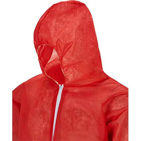 Mono Desechable Ligero de PE No Tejido, Traje Protector Antipolvo con Capucha para Aislamiento Posterior, Proveedores Baratos
