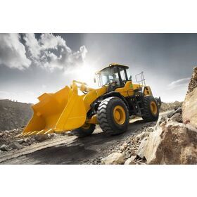 Engins de chantier Chargeuse sur pneus L956f de 5 tonnes, chargeuse frontale avec godet de 3 m³