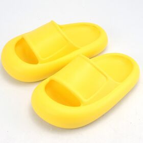 Chaussons pour enfants, motif poussin jaune, chaussures amusantes et adorables pour garçons et filles