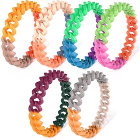 6 Pack Mosquito Repellent Bracelets - DEET-Free Silicone Wristbands For Adults & Kids
