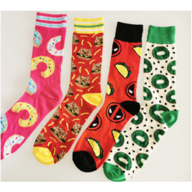 Chaussettes de mode de haute qualité pour femmes et hommes, chaussettes personnalisées, chaussettes unisexes à motifs pour toutes les saisons.