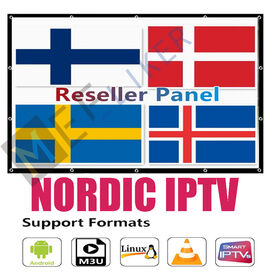 Best IPTV Server for Nordic Market Sweden Norway Finland Denmark Hebrew Swedish Scandinavian IPTV M3u Subscription All European