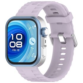 Sport Smartwatch Wristband for Huawei Watch Fit 4 Pro Band Silicone Bracelet Wriststrap Replacement Band with Round Needle Buckle