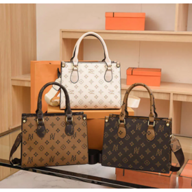 Bolsa de Ombro de Designer Tote Feminina, Bolsas Transversais de Couro de Luxo, Bolsa Baguete Diane Flor Antiga, Bolsa de Mão de Grande Capacidade com Alça Estampada