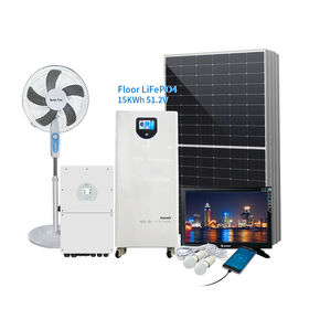 Easy to Move Portable 15KW Vertical Solar LiFePO4 Pack 51.2V 300Ah Integrated Lithium ion Battery for Home Applications