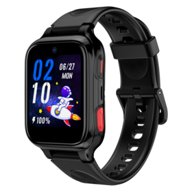Nouvelle montre 4G pour enfants 2025 avec écran AMOLED 1.78 pouces, SOS, se faire des amis, chat, jeu
