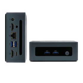 Mini PC AMD Nuc Ryzen5 5500U 5600H Ryzen7 5700U 6 Core Dual RJ45 LAN HDMI v2.0 WiFi6 2DDR4 slot Win11 OEM Mini Gaming PC Computer