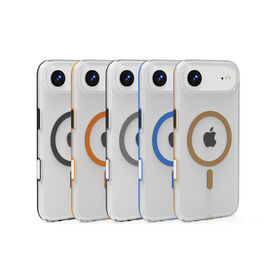 Casing Belakang PC Kuat untuk iPhone 17 Pro, Kristal Bening dengan Bingkai TPU Lembut, Cetakan 1:1, Ramping dan Tahan Guncangan. OEM/ODM Tersedia.
