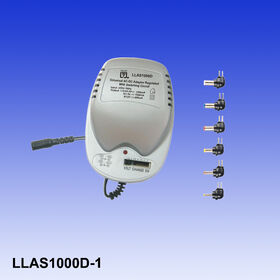 Compact Plug-in Switching Power Supply with Detachable EU/AU/UK/US Plugs, Optimized for Low Standby Power Consumption,with 1000MA