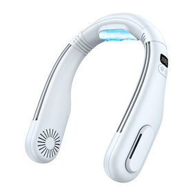 Neck fan+ice compress/ice cold+fast refrigeration+intelligent LED display+type C+large battery+customized design/logo