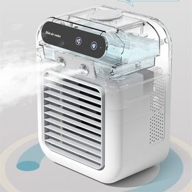 High Capacity Battery Ultralight Decibels Quiet Mini Personal Air Conditioner Fan Portable Air Conditioners With Two Speed Mode